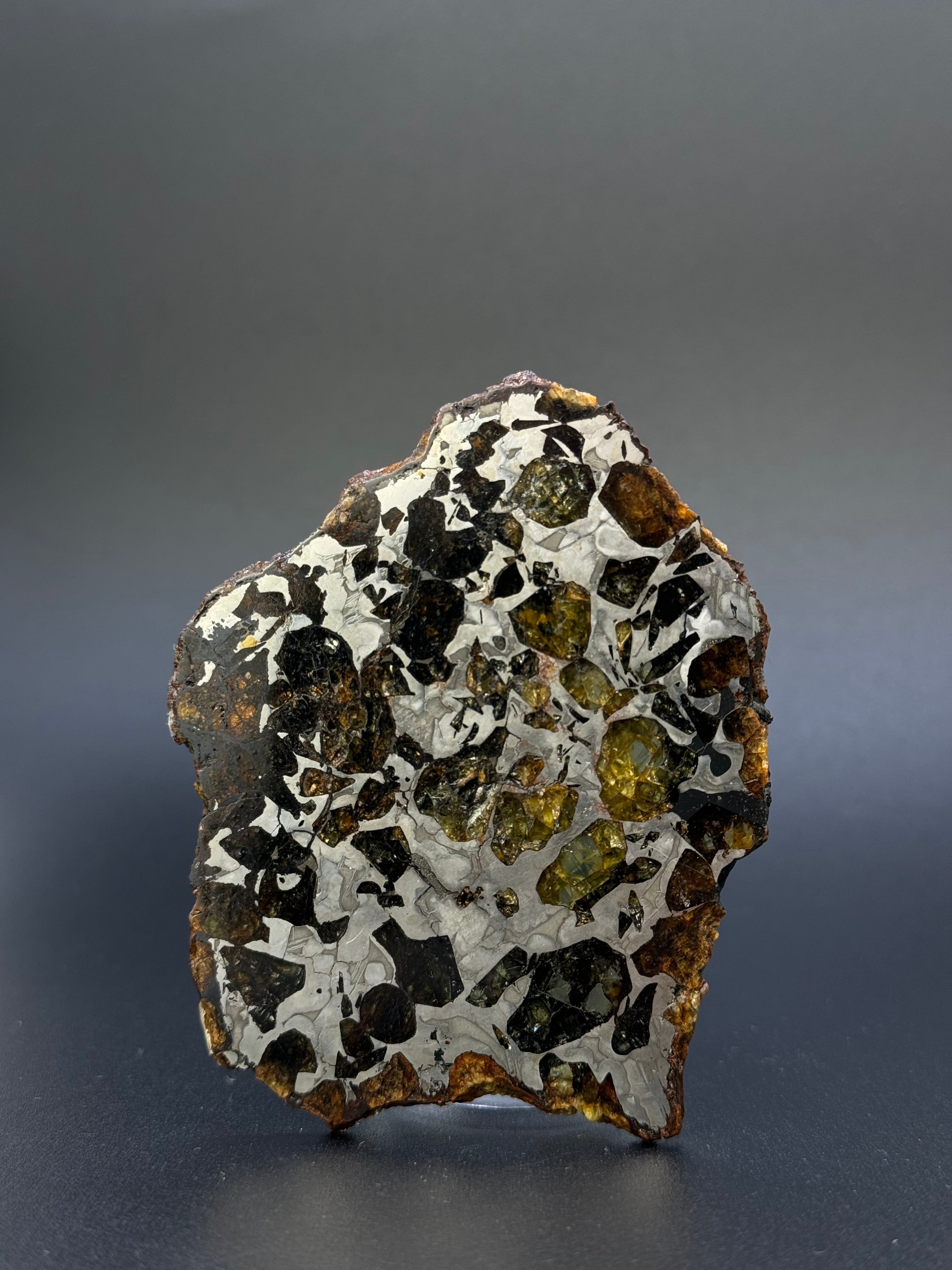 SEYMCHAN METEORITE, MAGADAN REGION, RUSSIA. 34,25 GRAMS SLICE.