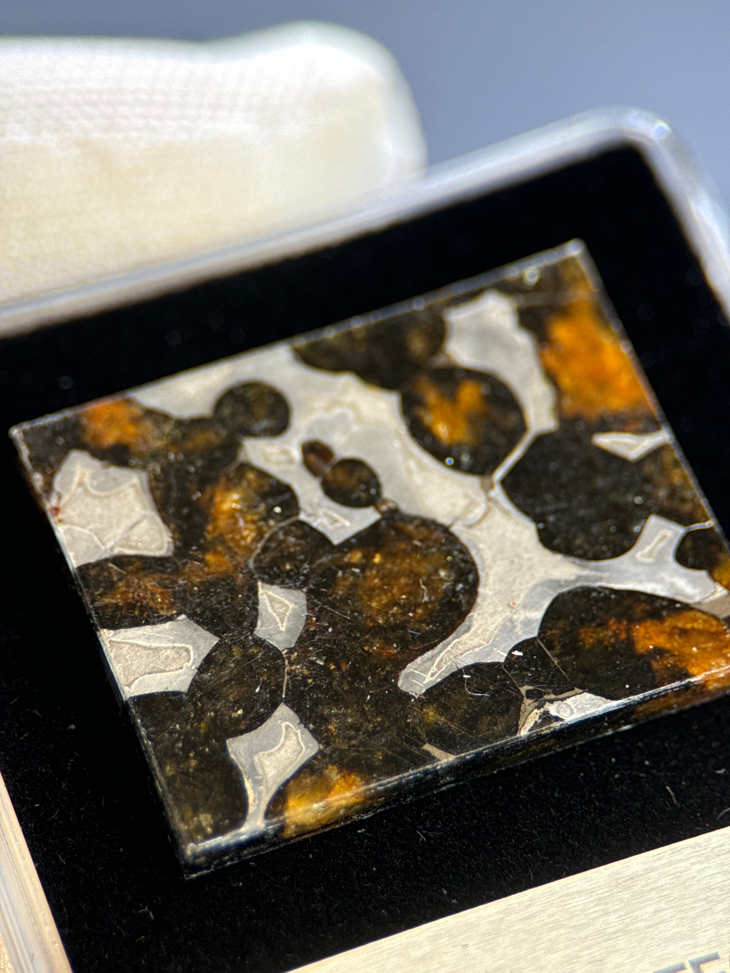 SERICHO METEORITE, KENYA. DISPLAY BOX. 4,5 GRAMS.