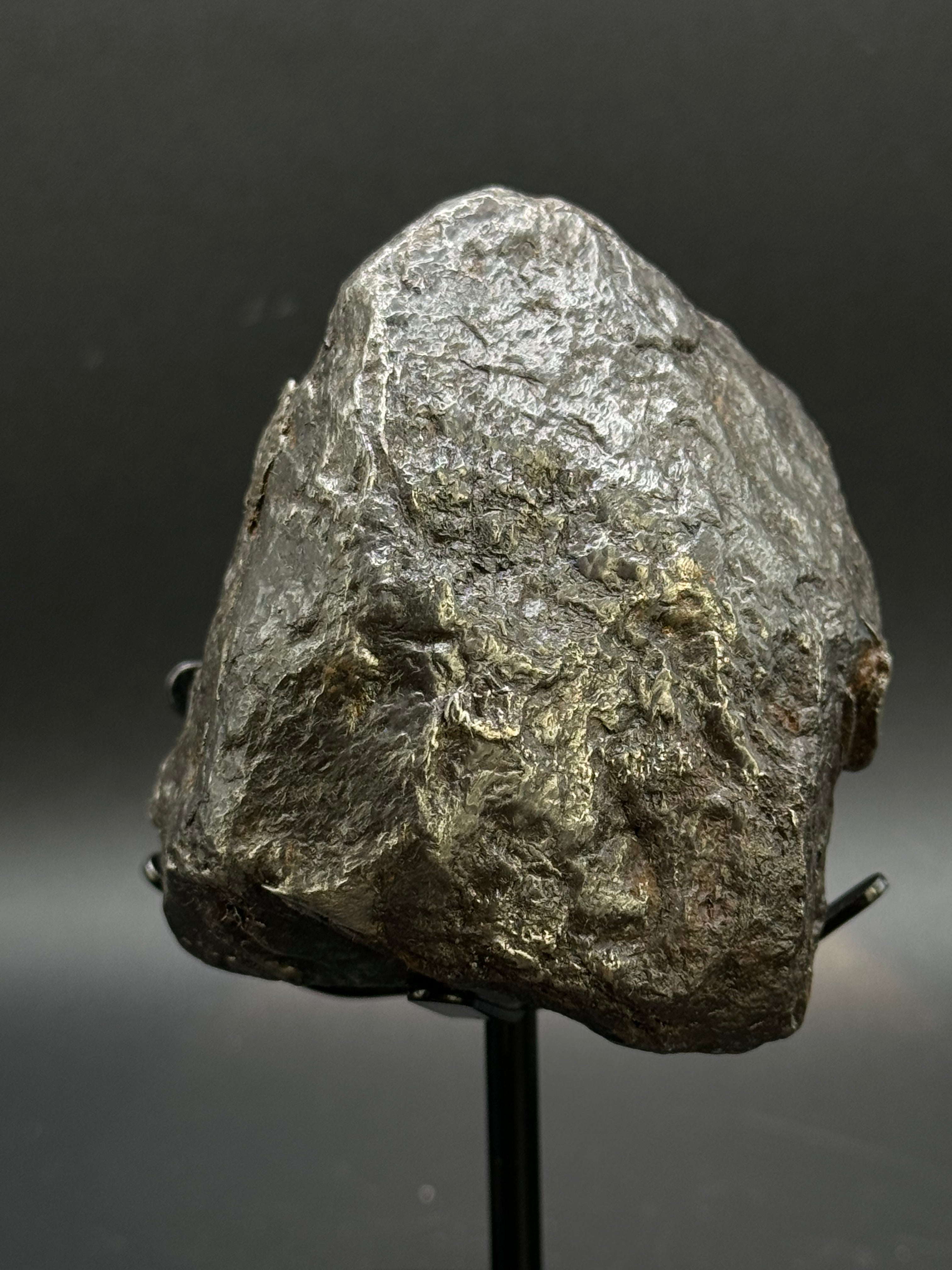MUONIONALUSTA METEORITE, SWEDEN. FULL METEORITE 843 GRAMS.