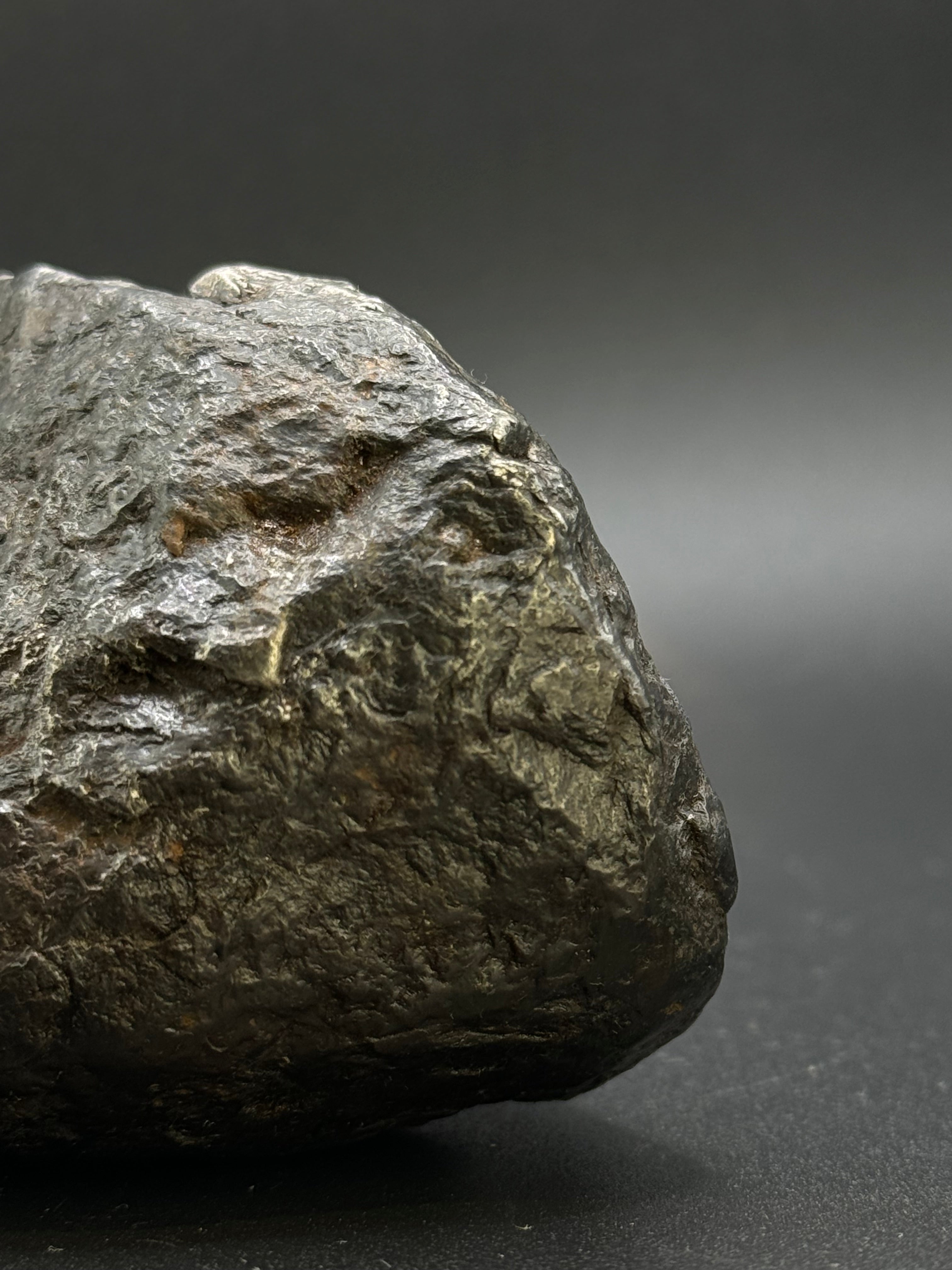 MUONIONALUSTA METEORITE, SWEDEN. FULL METEORITE 843 GRAMS.