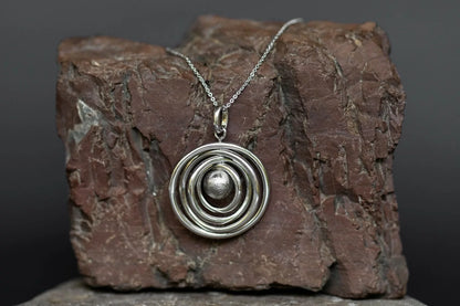 Muonionalusta Meteorite Orbit pendant