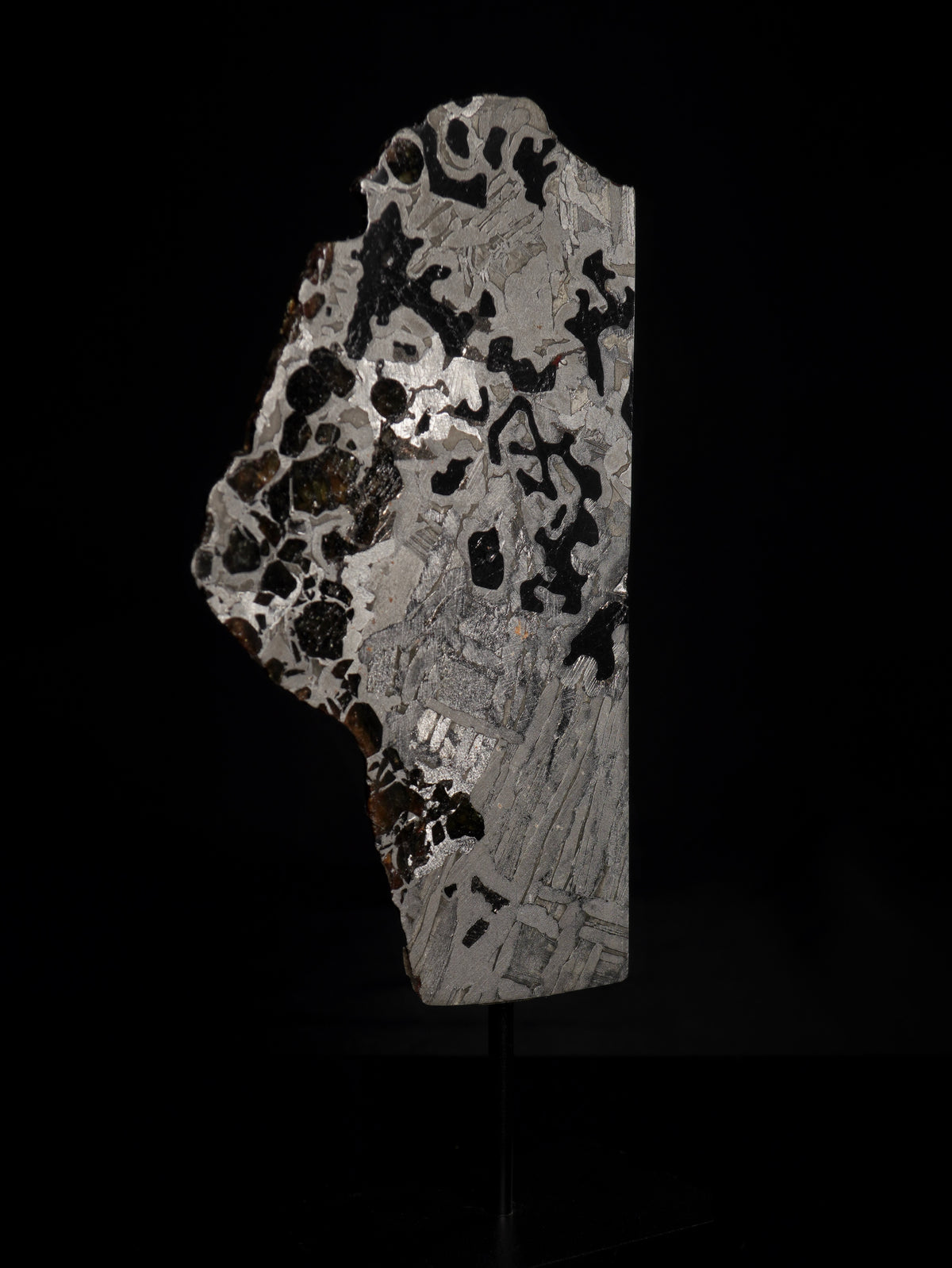 SEYMCHAN METEORITE, MAGADAN REGION, RUSSIA. 84 GRAMS SLICE.