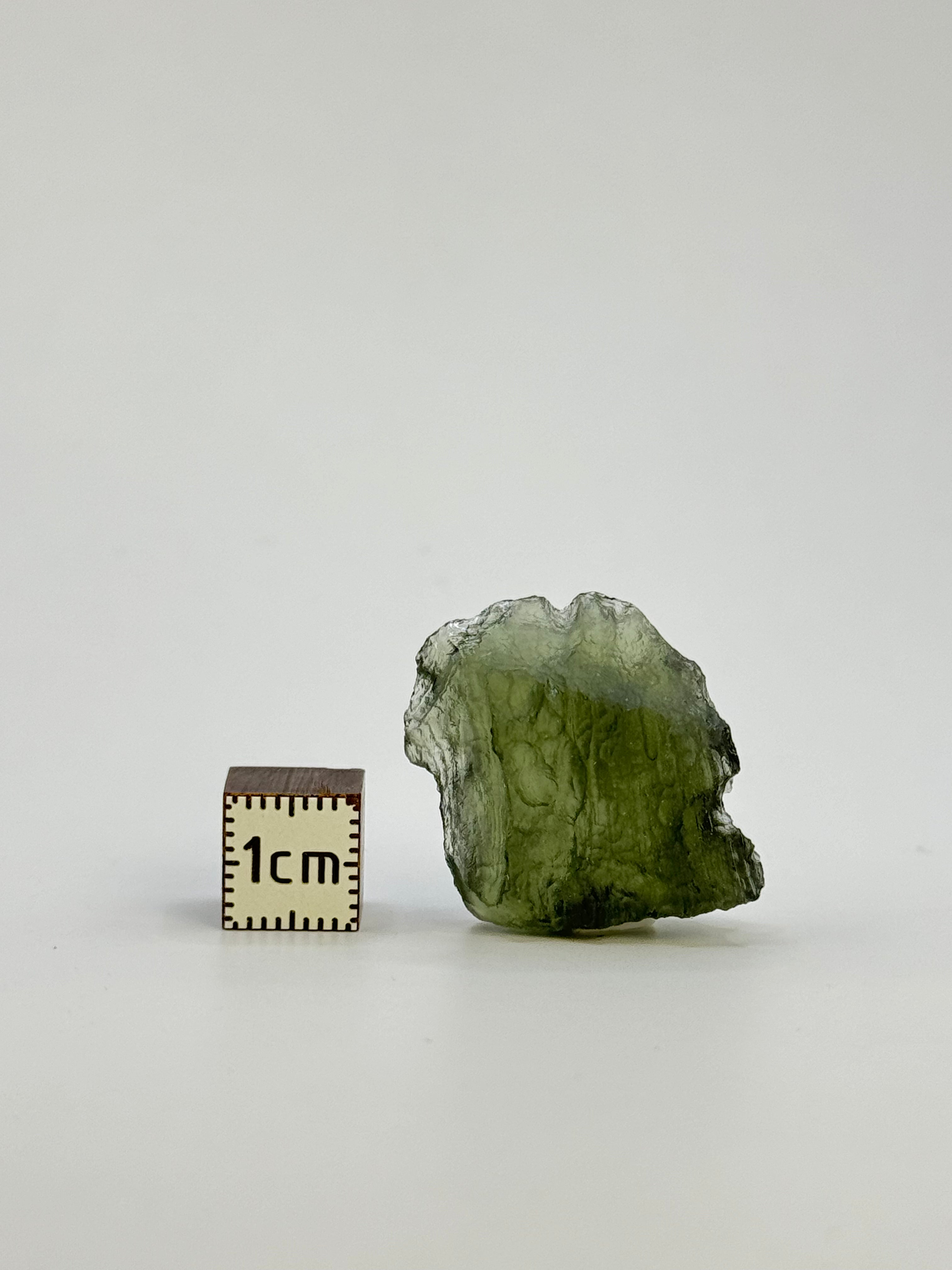 Raw Moldavite, Czech Republic. 6 grams.