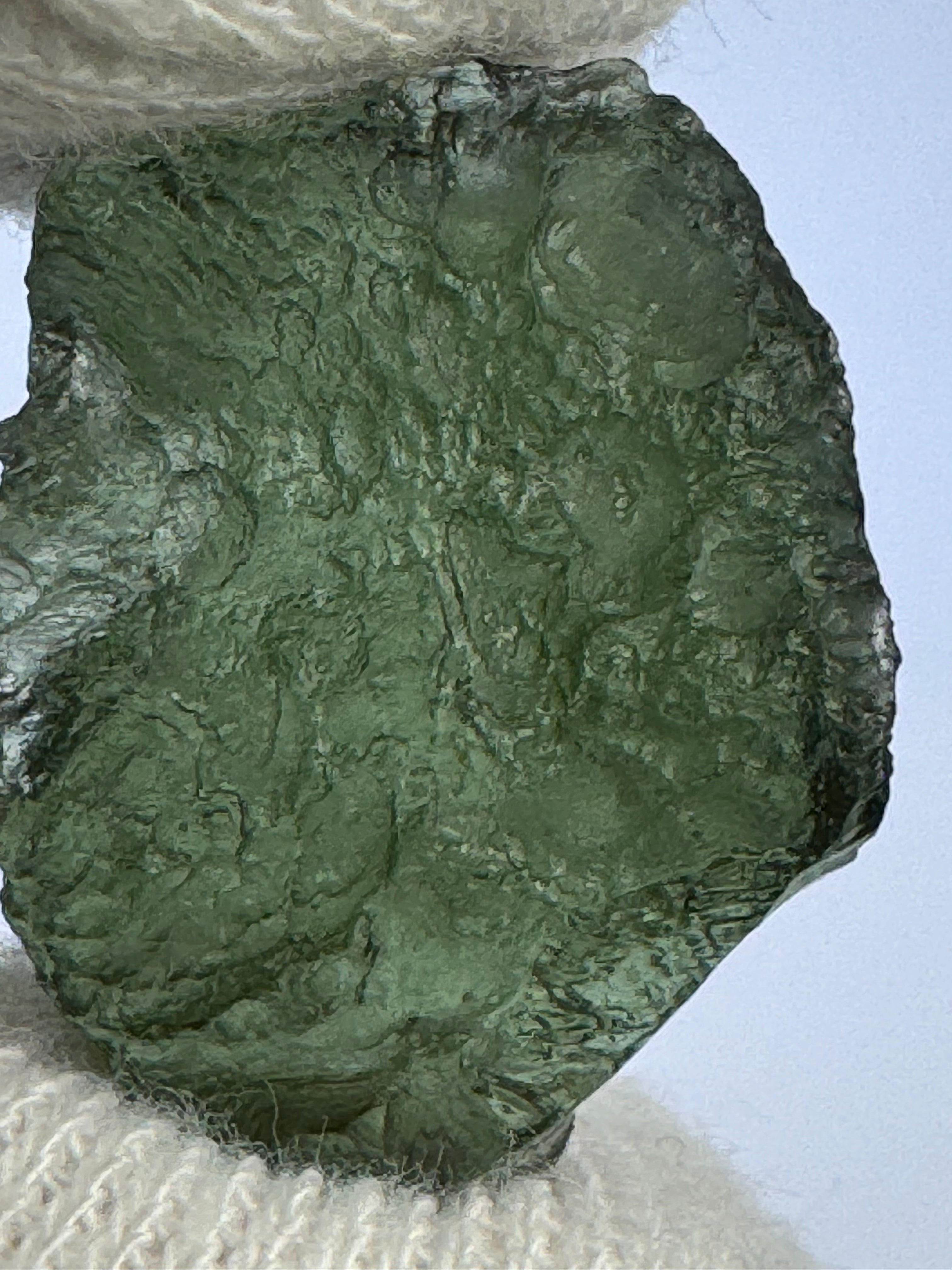 Raw Moldavite, Czech Republic. 3,78 grams.