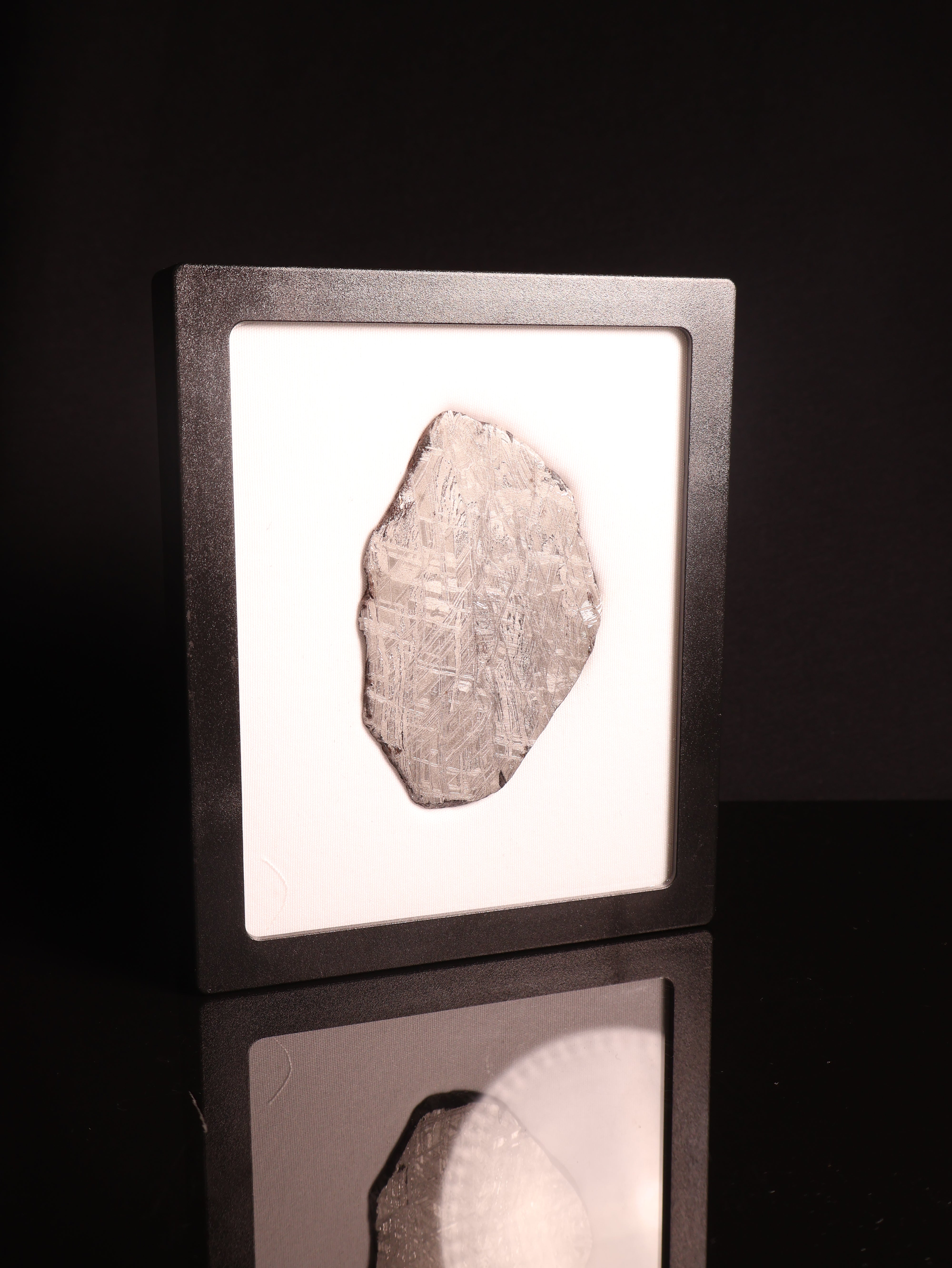 Muonionalusta Meteorite, Sweden. Slice 76.84 grams