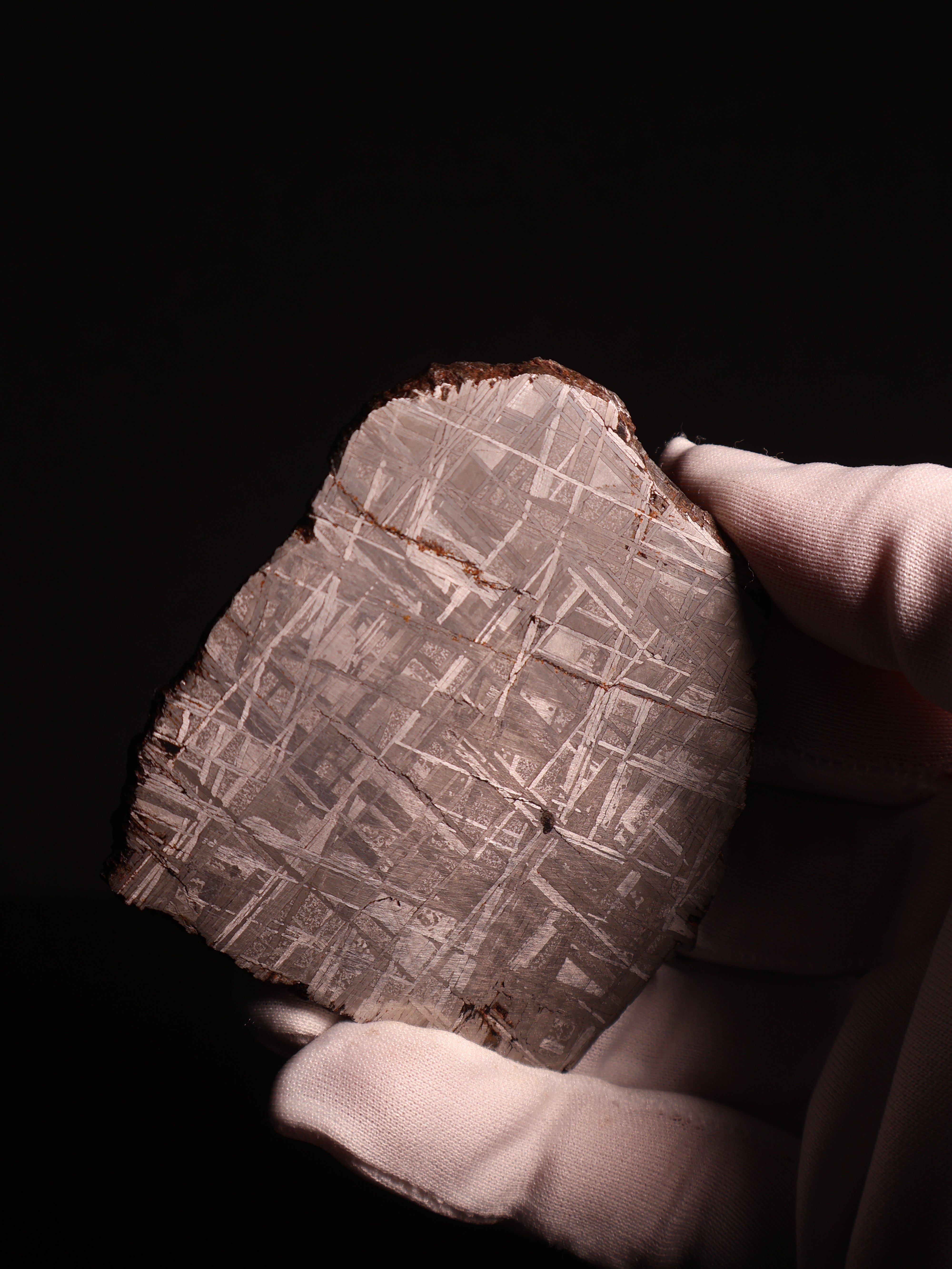 MUONIONALUSTA METEORITE, SWEDEN. 128 GRAMS.