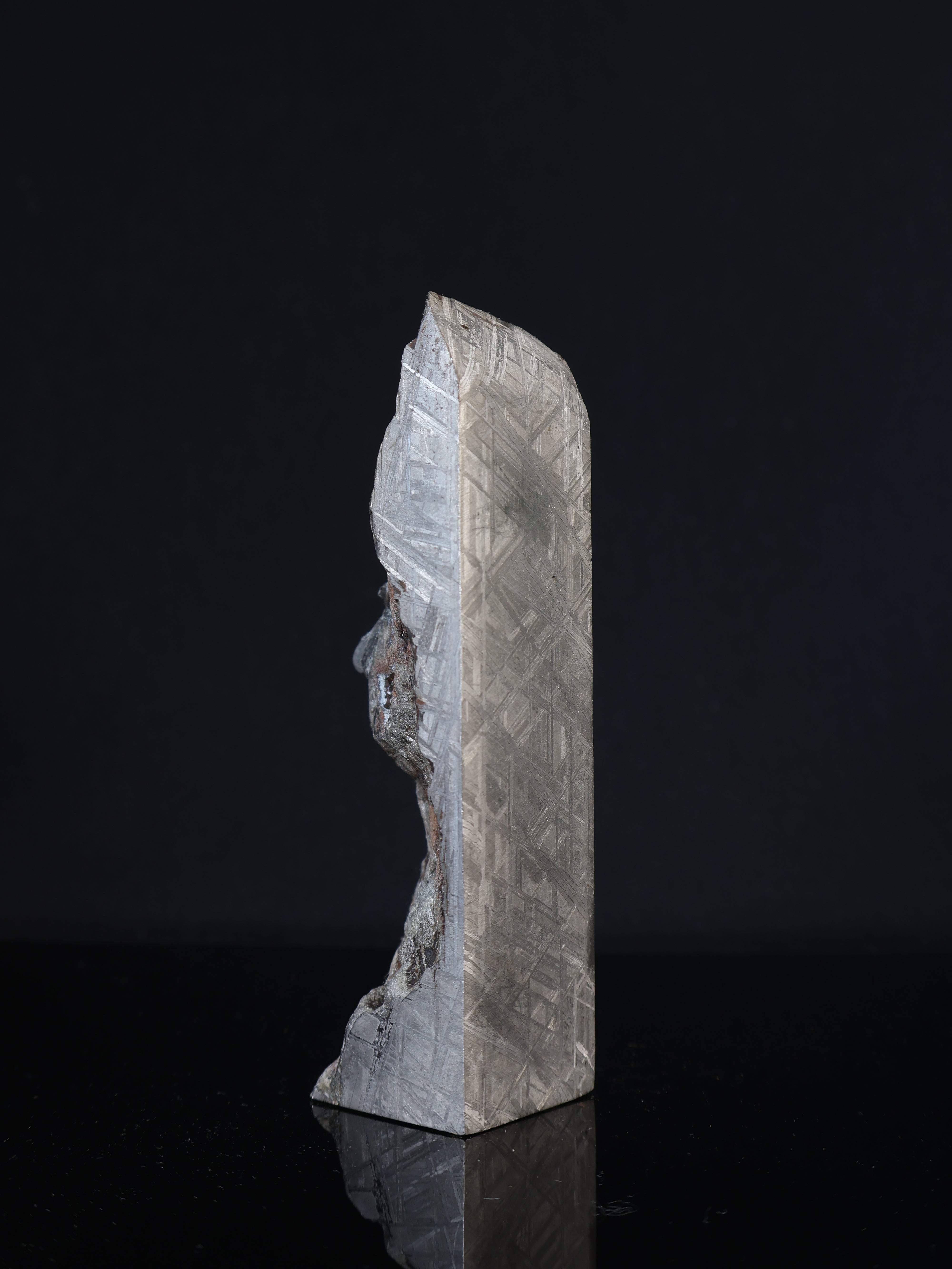 MUONIONALUSTA METEORITE, SWEDEN. 560 GRAMS END-CUT.