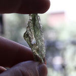 RAW MOLDAVITE, CZECH REPUBLIC. 2,54 GRAMS.