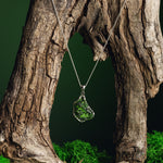 Raw Moldavite pendant