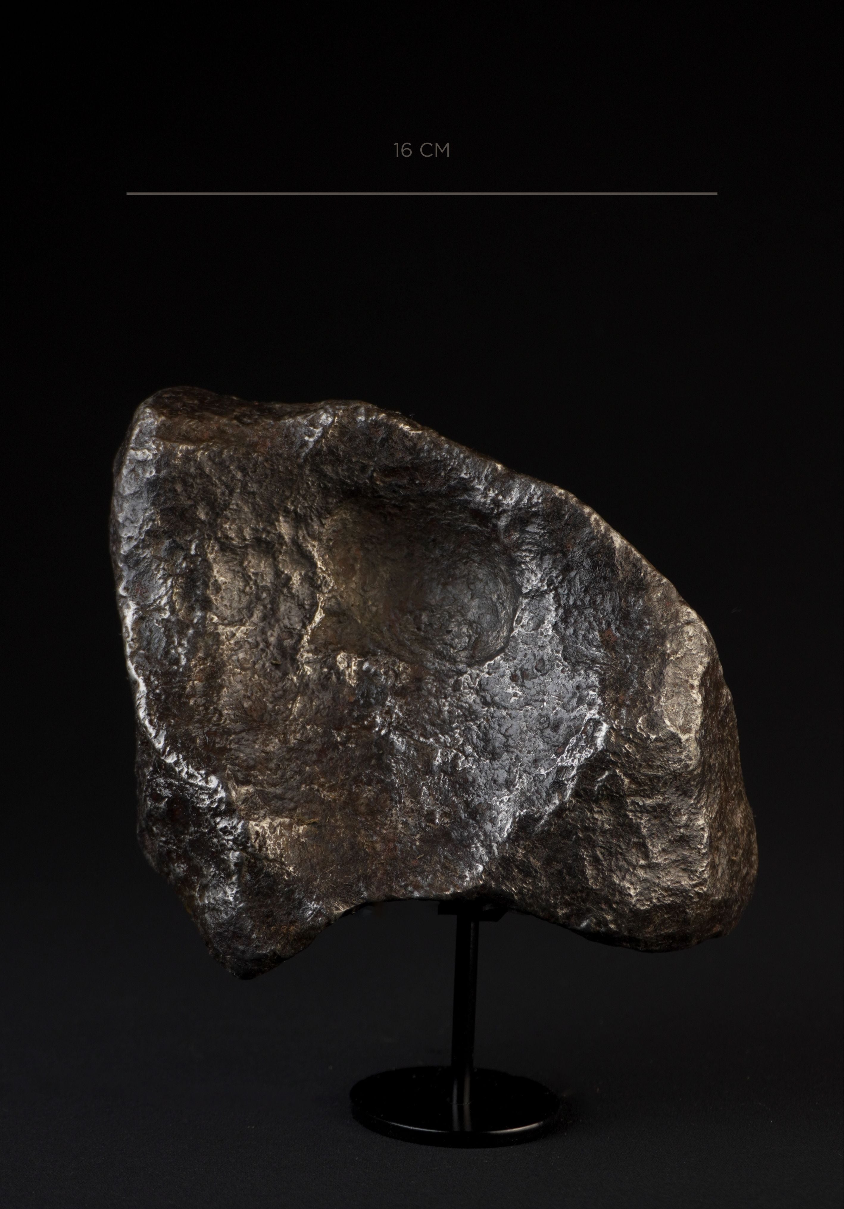 MUONIONALUSTA METEORITE, SWEDEN. FULL METEORITE 3287 GRAMS.