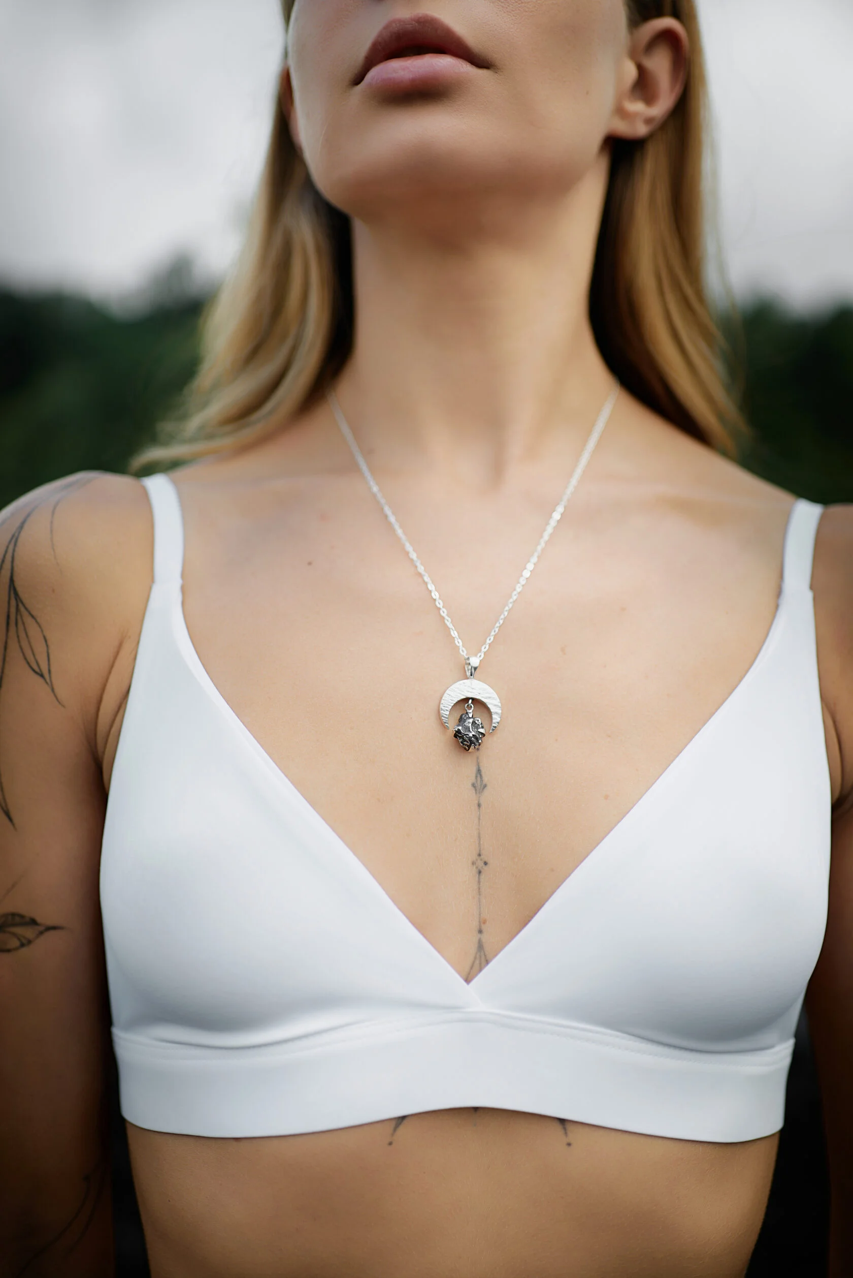 Campo del Cielo Moon pendant