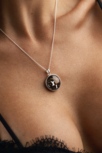 Circle pendant of Sericho Meteorite