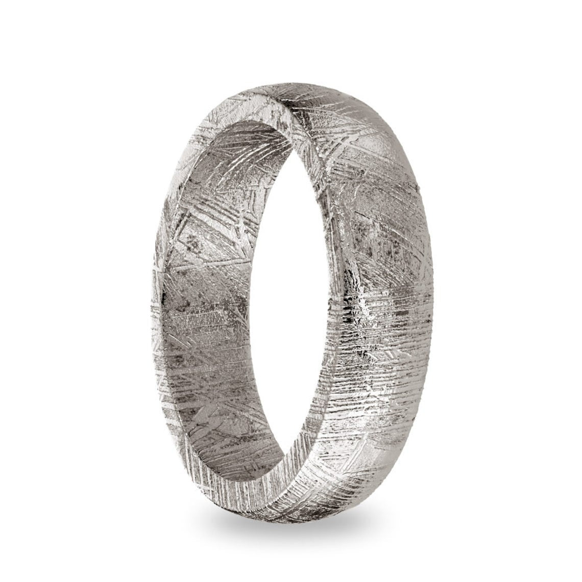 Muonionalusta Meteorite solid Ring – Meteorite Jewelry